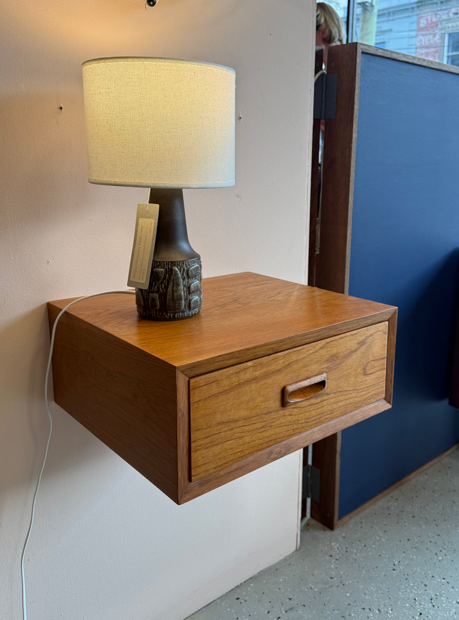 Danish Floating Bedside Table