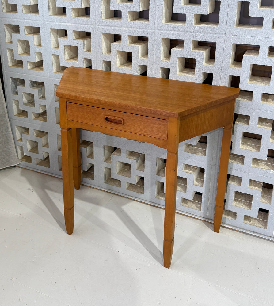 Mid-Century Hall Table in Teak