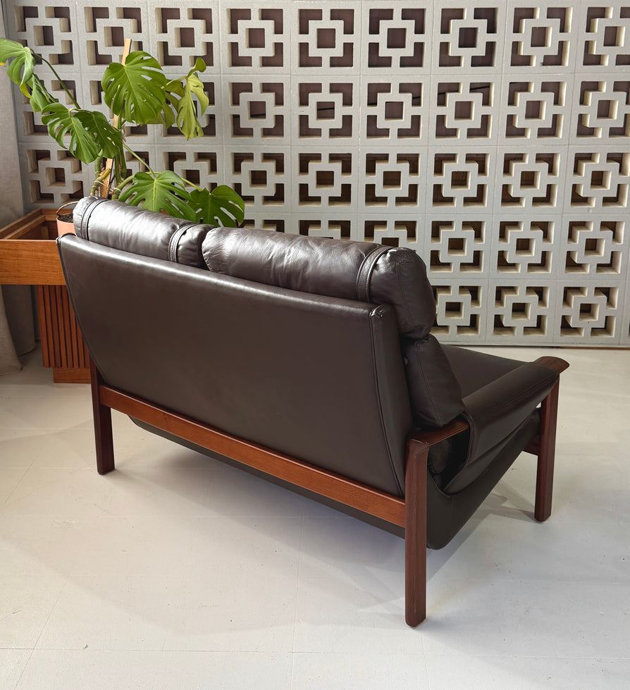 Tessa T21 Two-Seater Sofa in Brown Leather