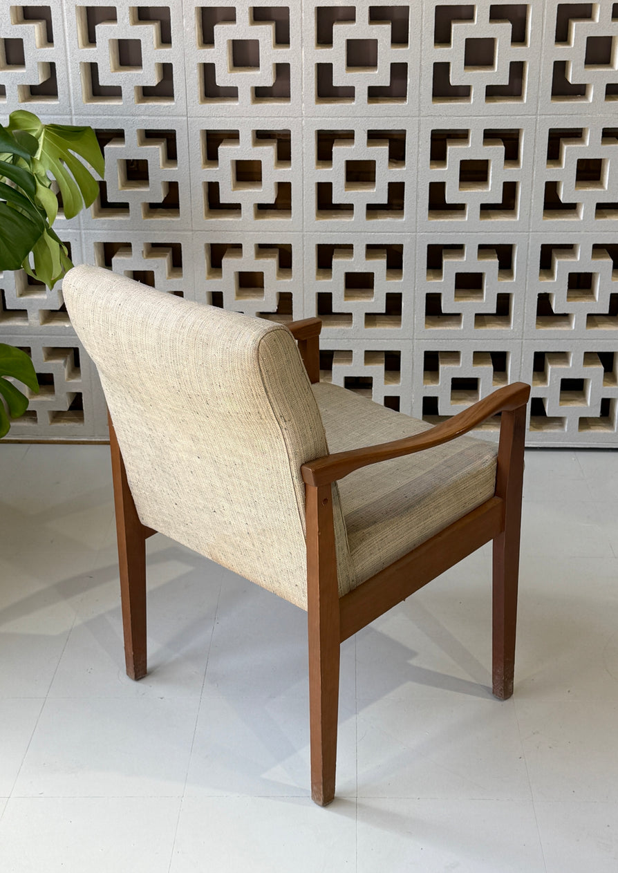 Mid-Century Armchair in Original Fabric