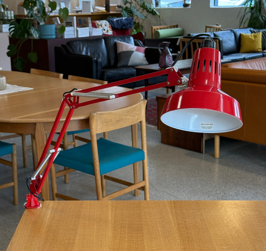 LUXO Architects Lamp in Red