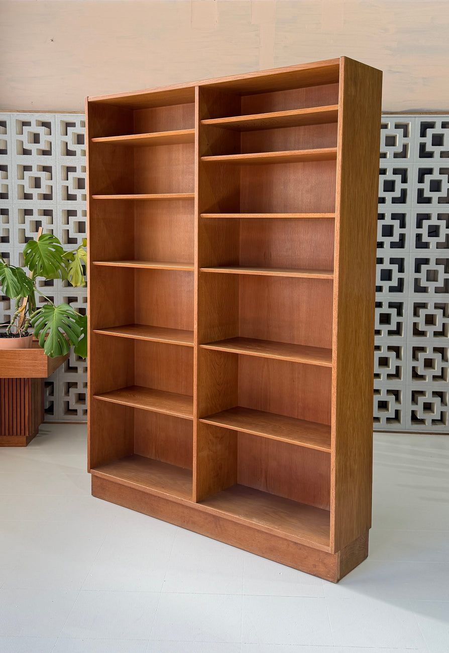 Large Carlo Jensen for Hundevad Bookcase in Oak