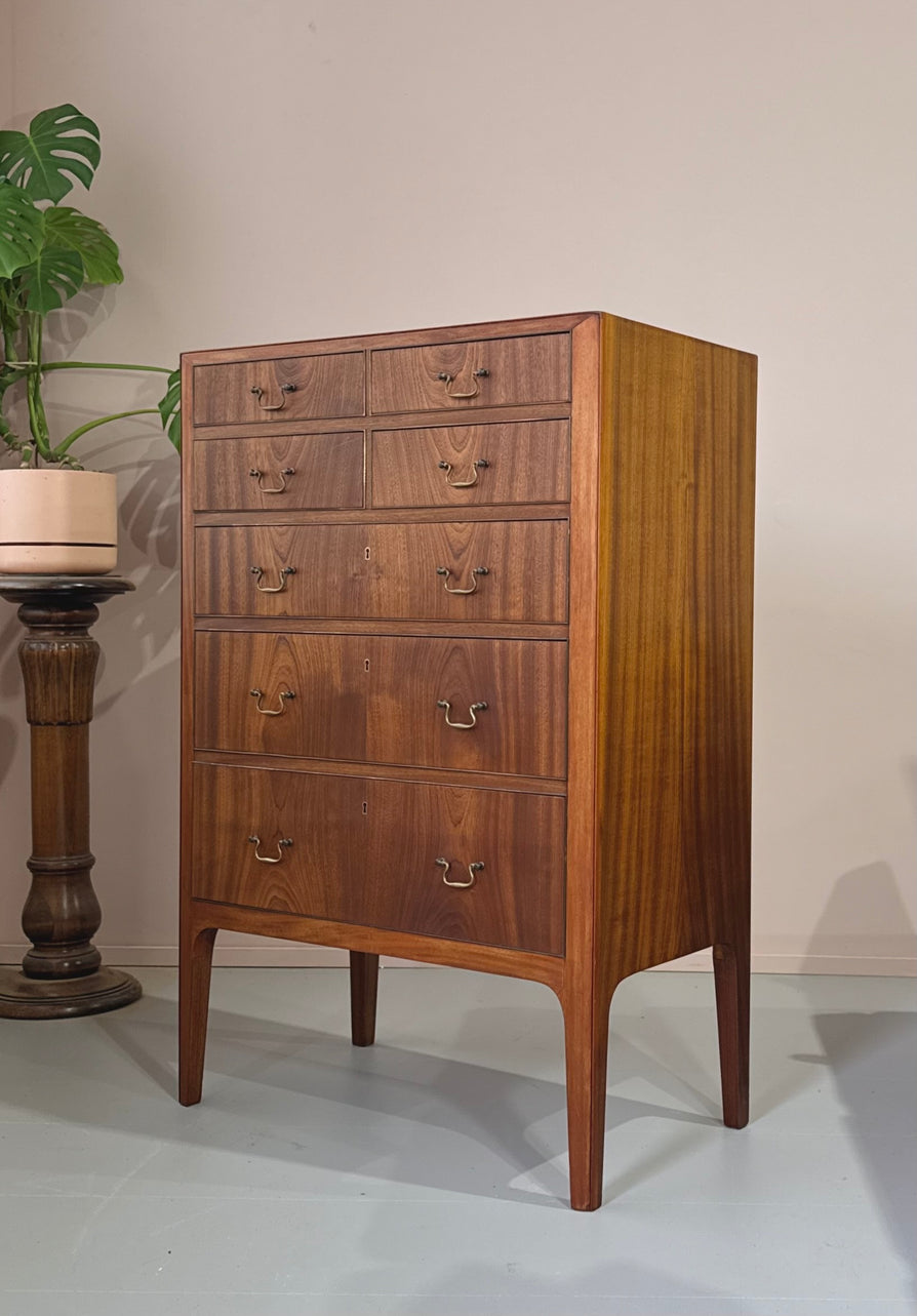 Jacob Kjær Chest of Drawers in Cuban Mahogany
