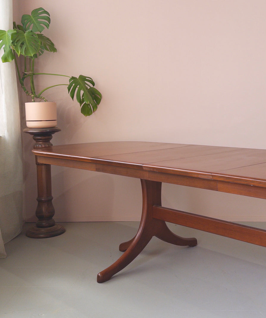 1980s Extension Mid-Century Dining Table by Noblett