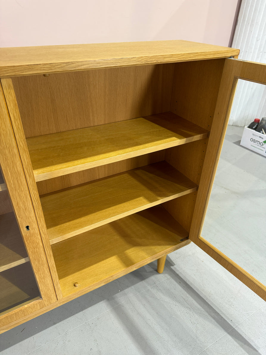 Danish Display Case in Oak