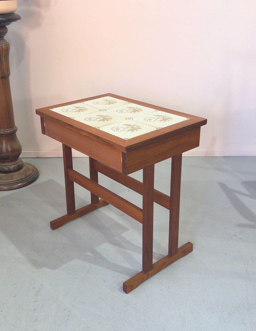 Single Bedside Table / Side Table in Teak