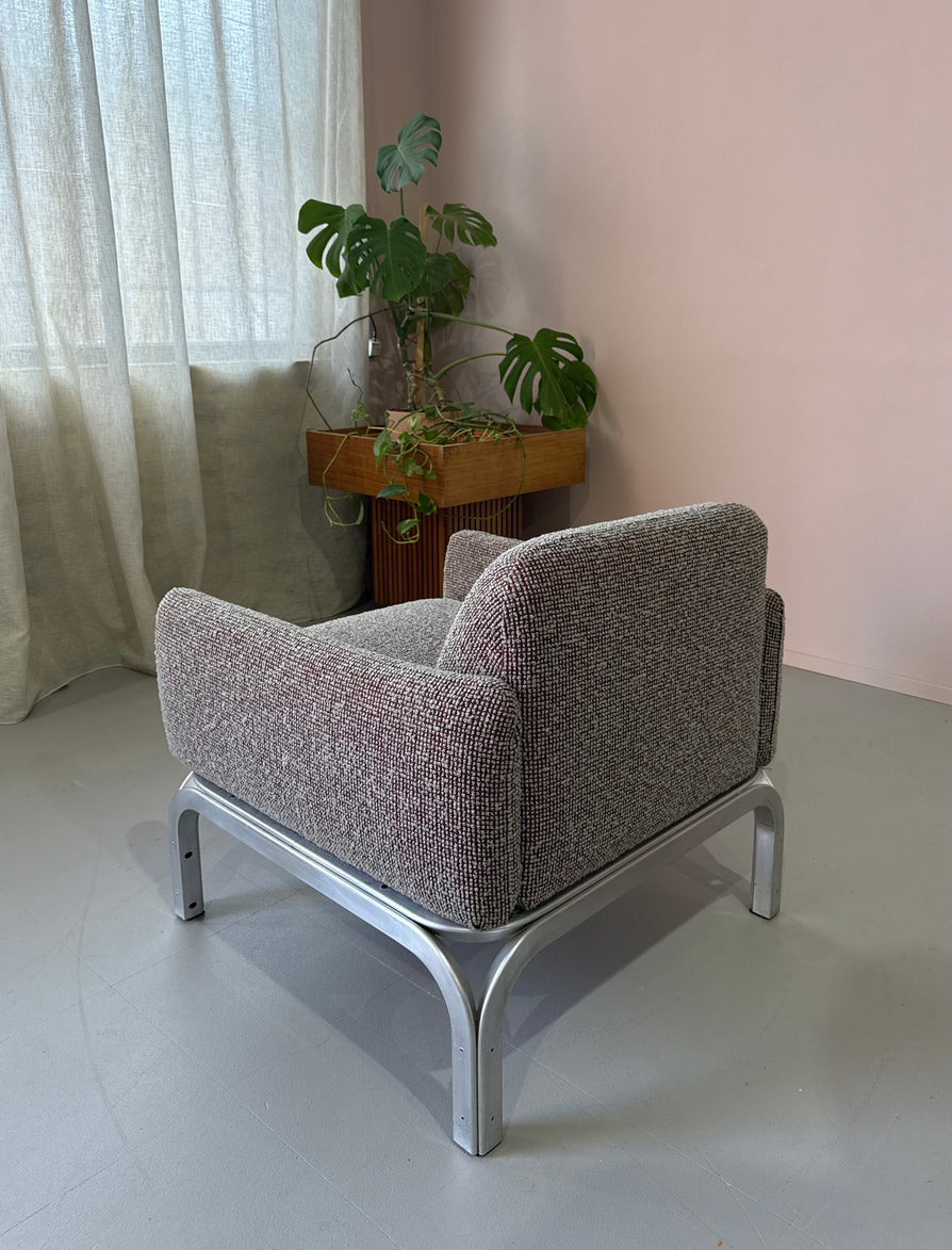 Jørn Utzon “New Angle” Lounge Chair in New Wool
