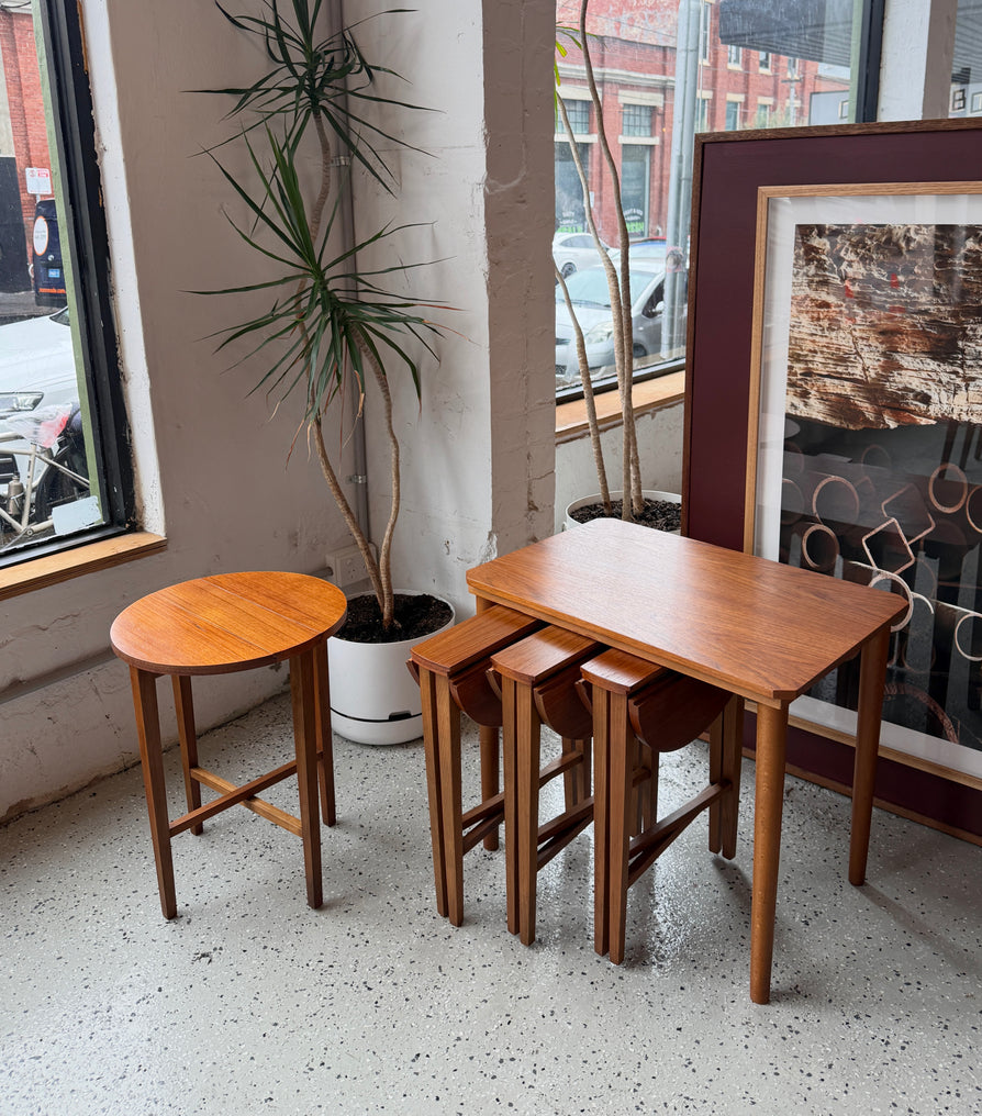 Poul Hundevad Nest of Tables in Teak