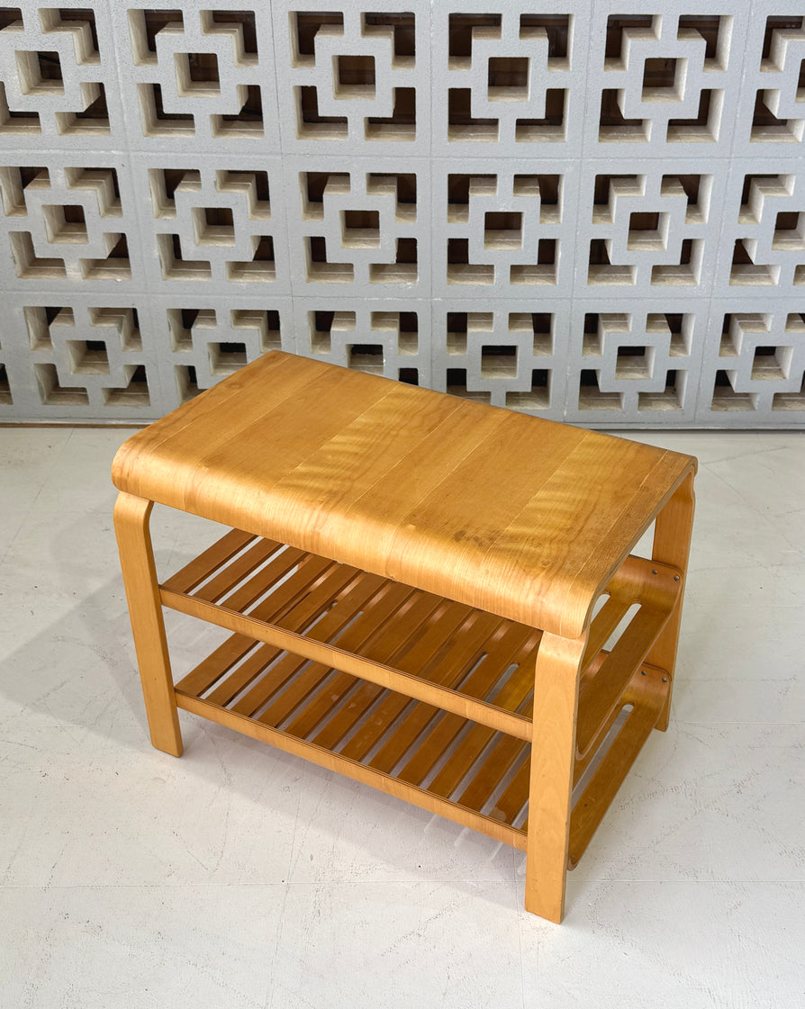 Vintage Console / Side Table in Beechwood