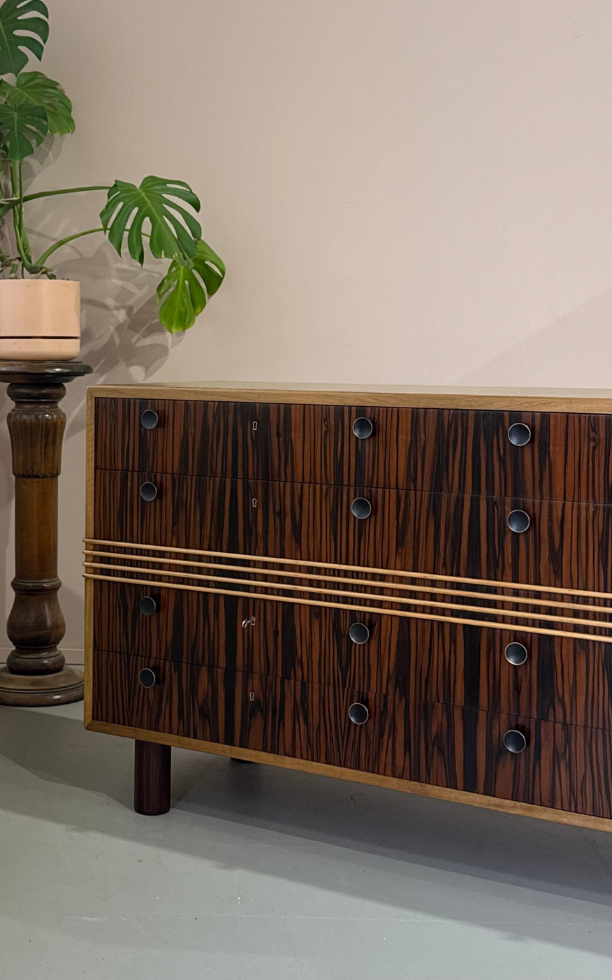 Deco Chest of Drawers in Macassar Ebony