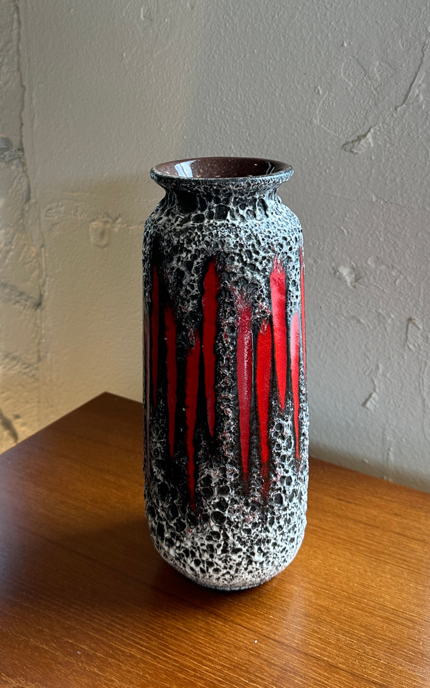 Fat Lava "Volcanic Drip" West German Vase - Scheurich