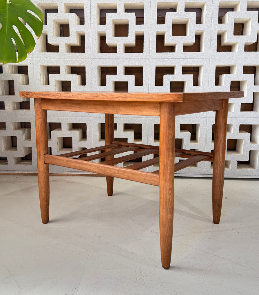 Mid-Century Side Table in Teak