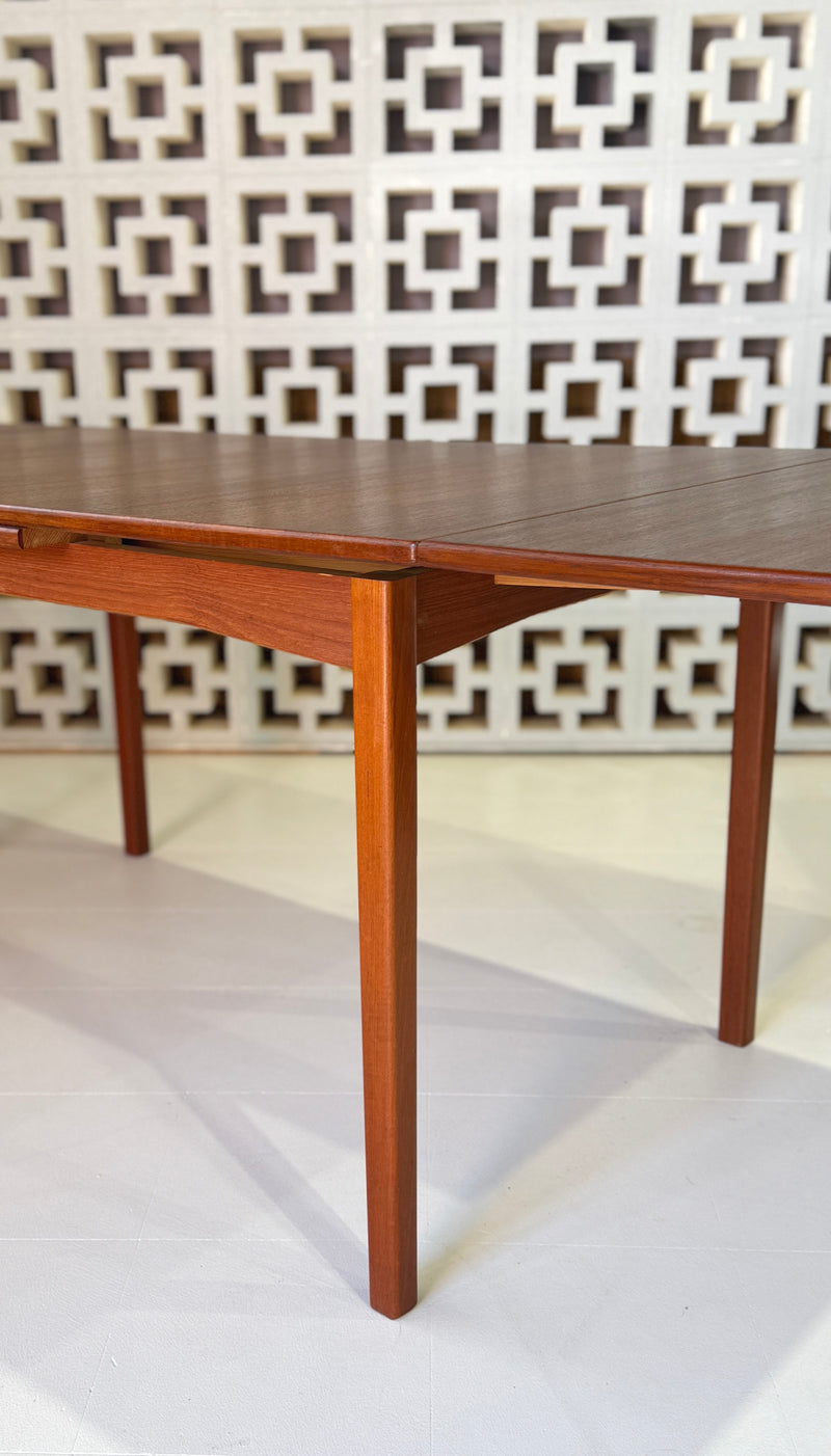 Swedish Extension Dining Table in Teak
