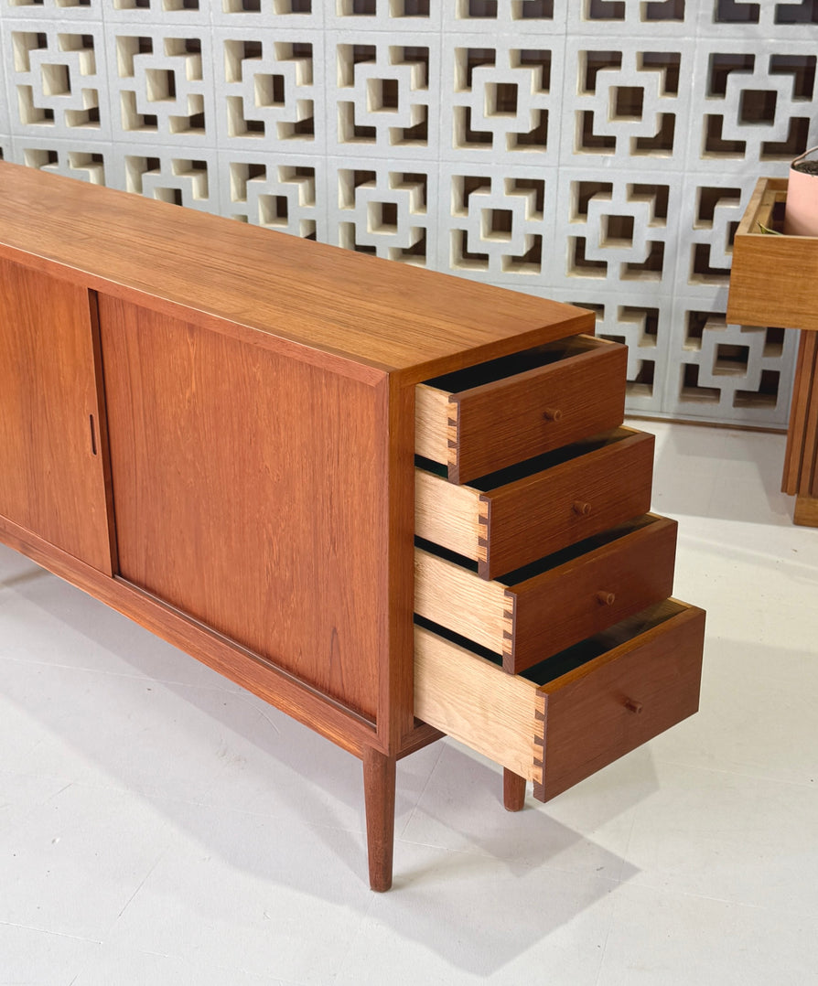 Long Danish Sideboard in Teak