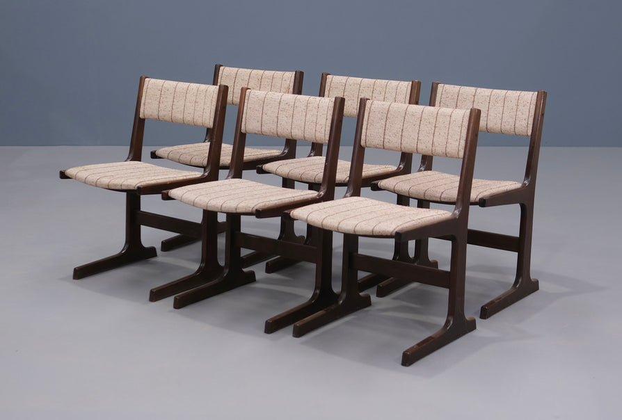 Six Cantilever Dining Chairs by Farstrup
