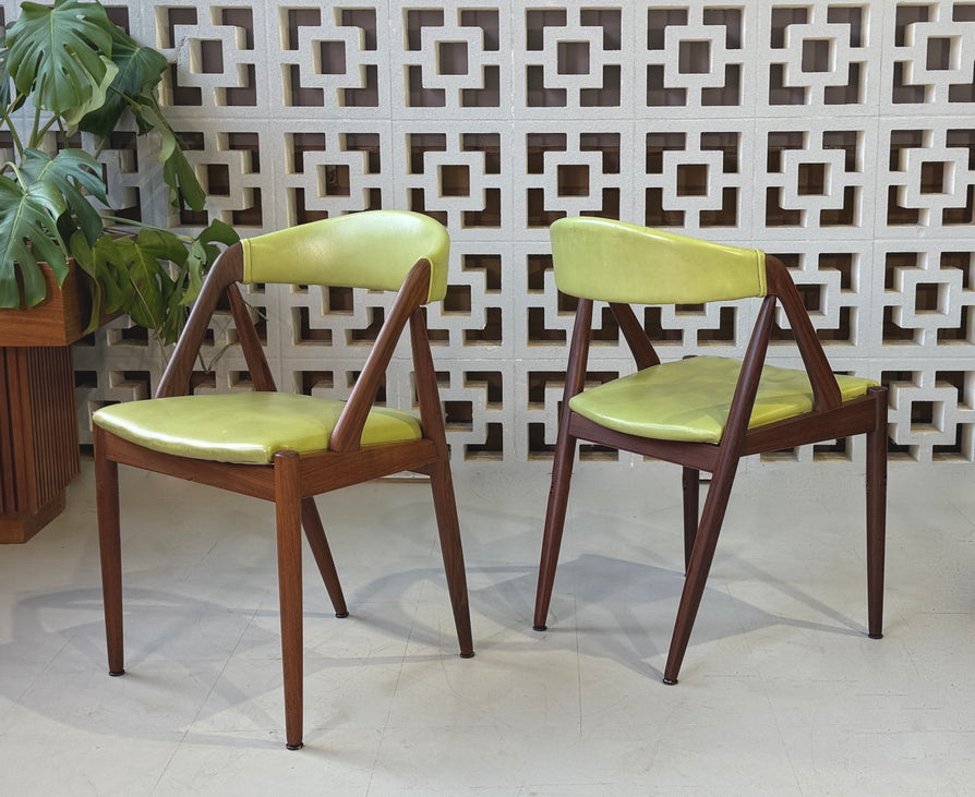 Six Kai Kristiansen #31 Dining Chairs in Teak