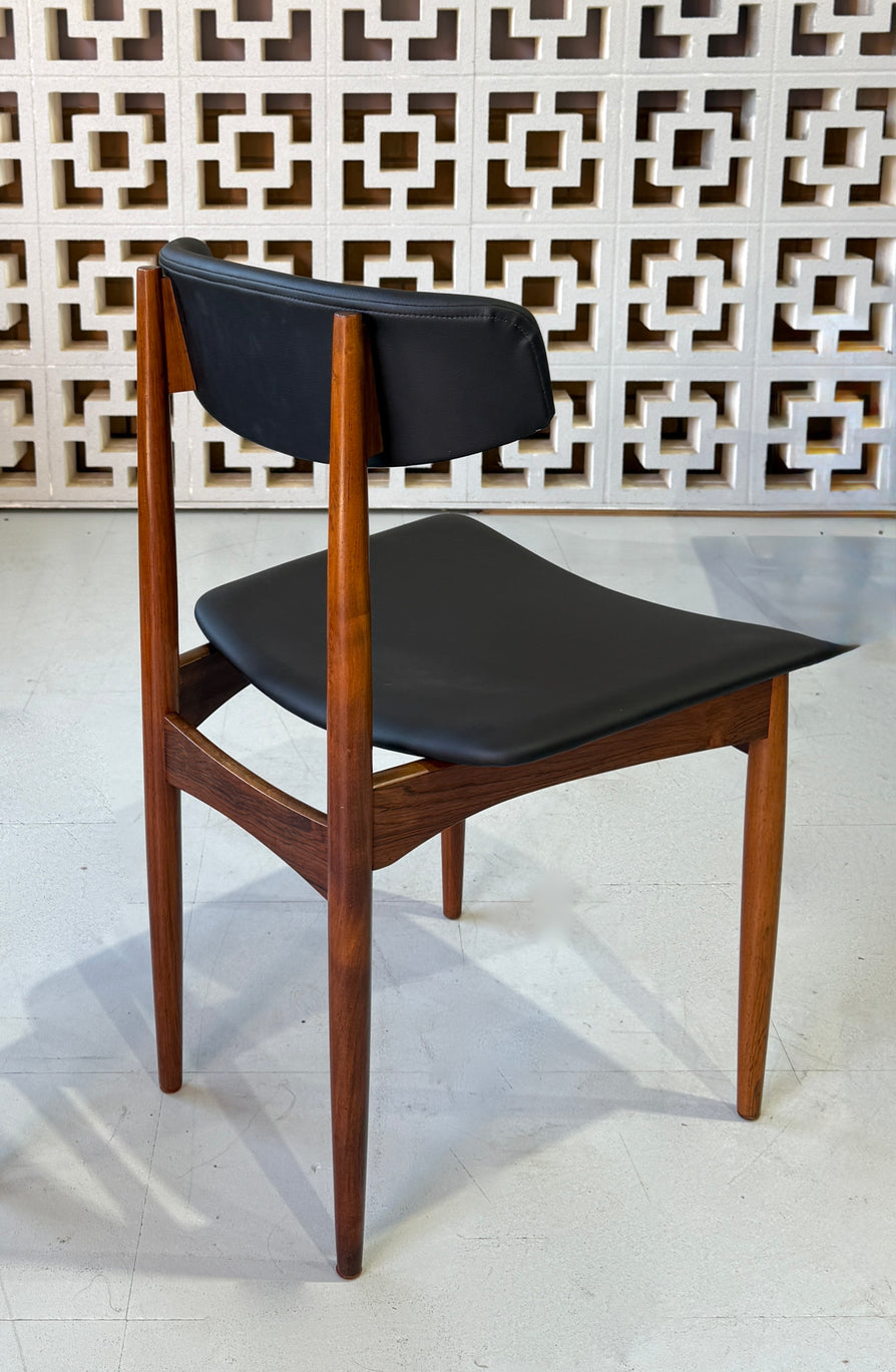 Four Danish Dining Chairs in Rosewood