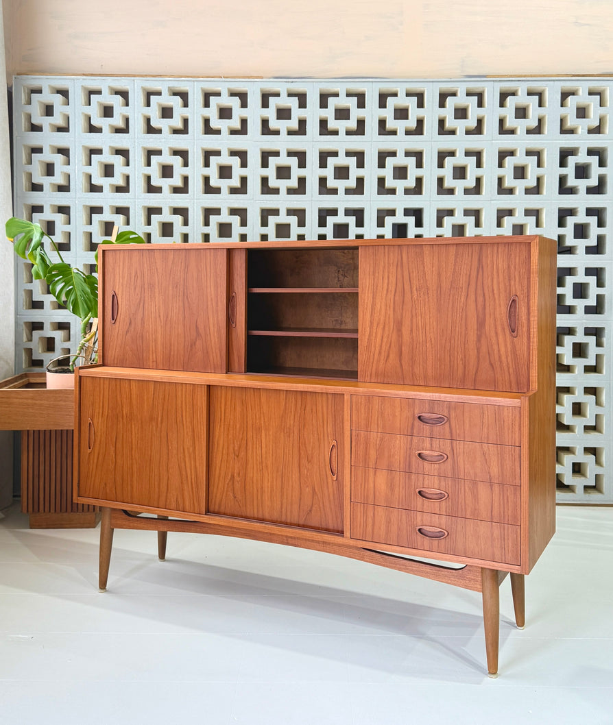 Danish Highboard in Teak