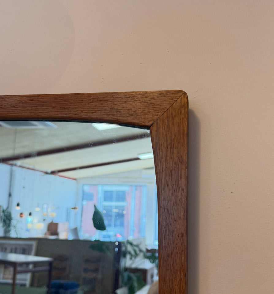 Large Mid-Century Wall / Mantle Mirror