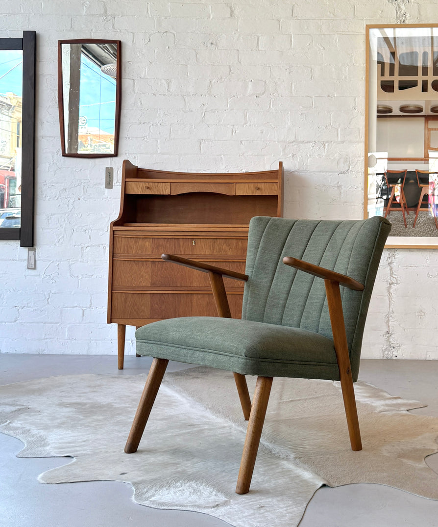 Danish Cocktail Chair in New Fabric