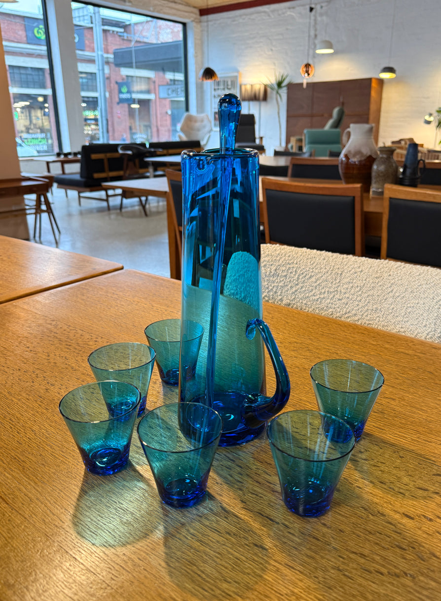 Mid-Century Glass Cocktail Set