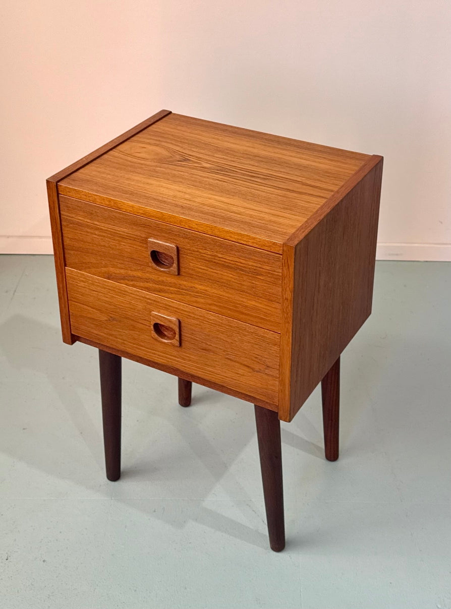 Danish Bedside Table in Teak