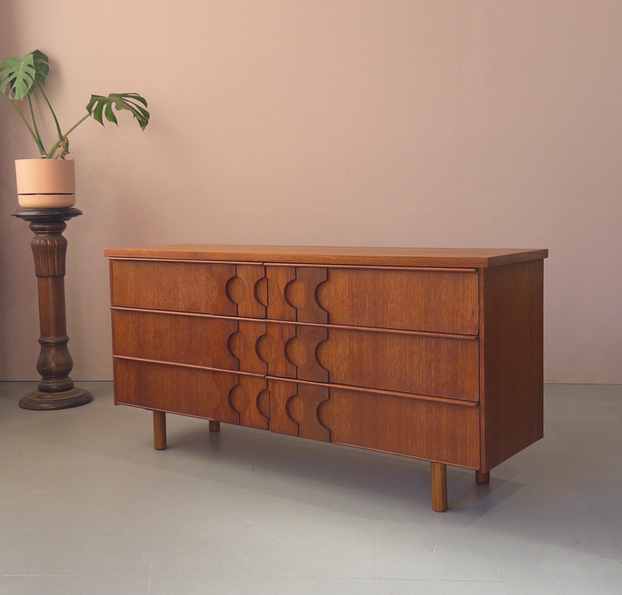 Double Chest of Drawers in Teak