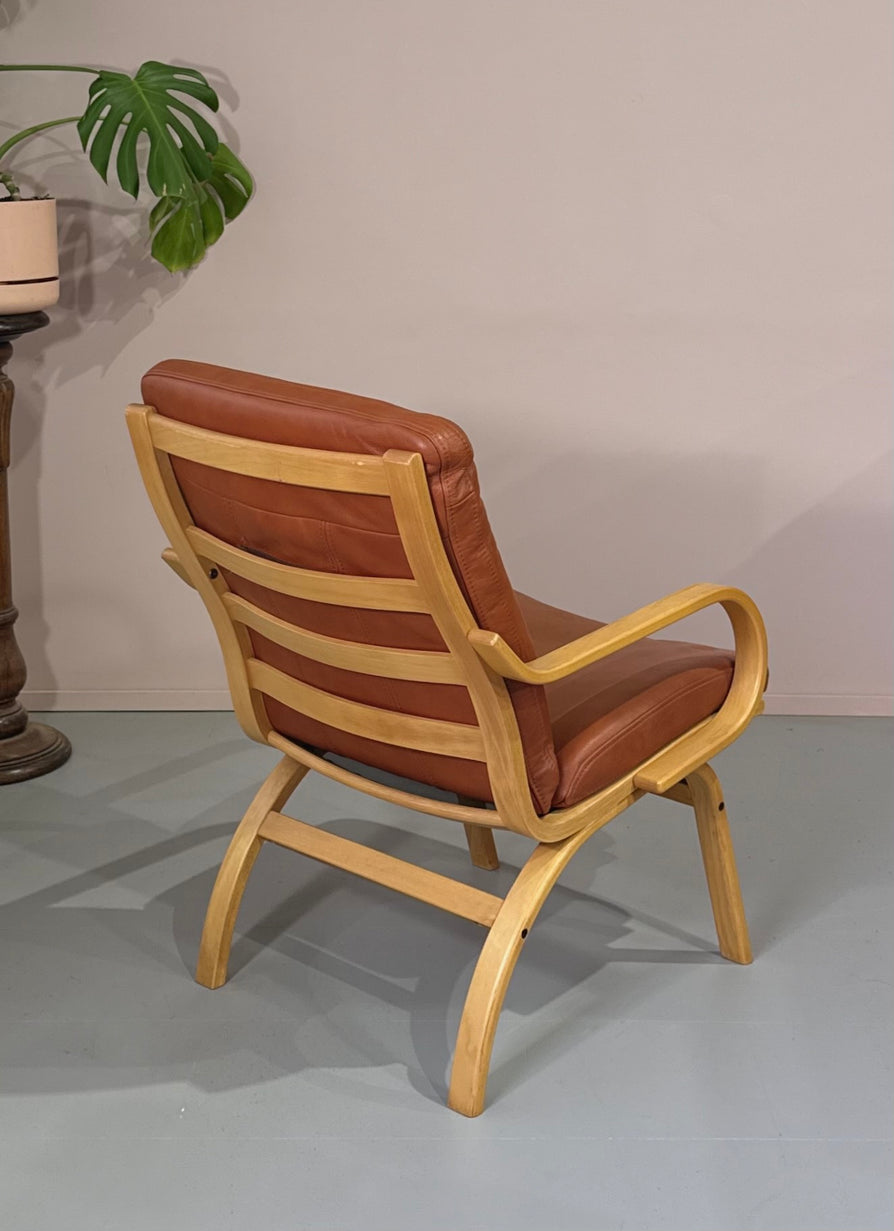 Danish Bentwood Lounge Chair