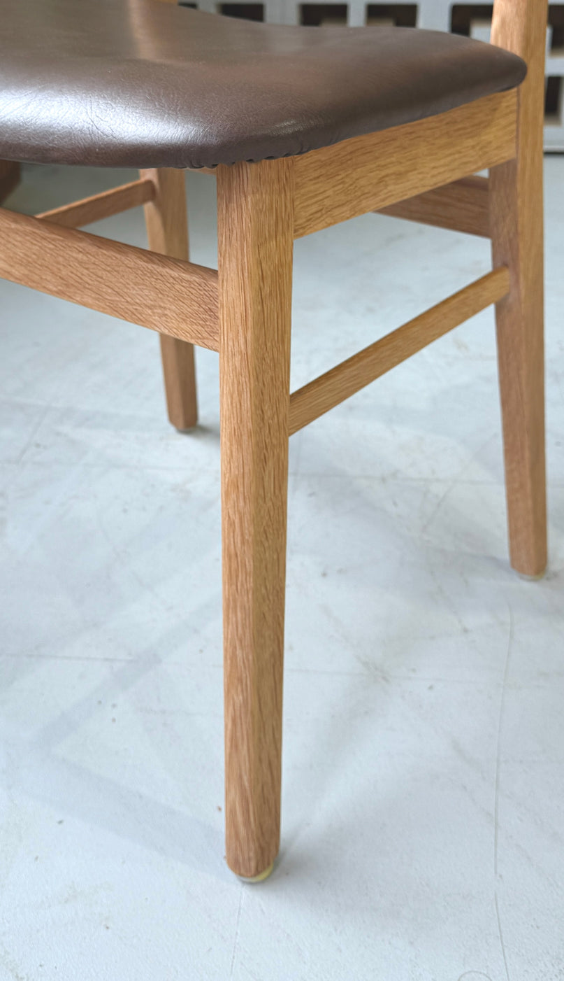 Four Farstrup Dining Chairs in Oak