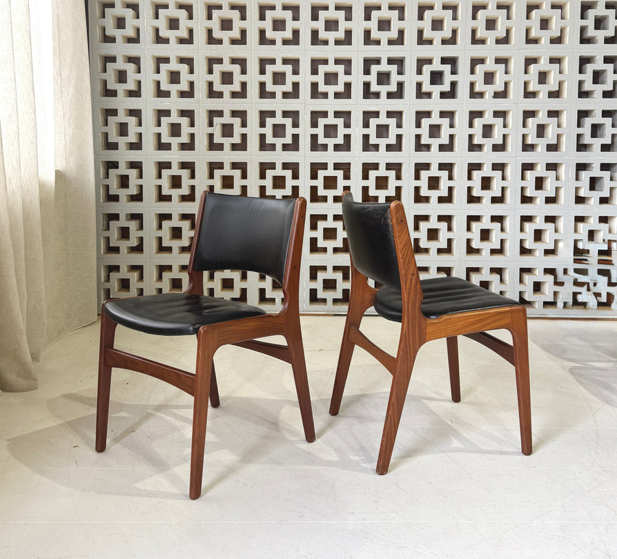 Four Erik Buch Model 89 Dining Chairs in Teak