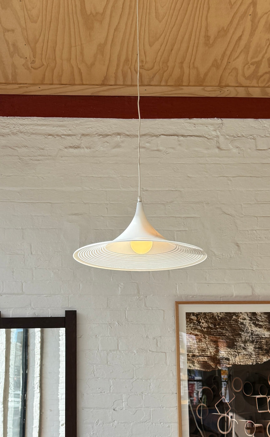 Meblo Guzzini "Trumpet" Pendant in Lucite