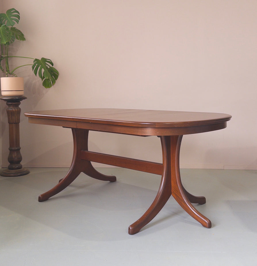 1980s Extension Mid-Century Dining Table by Noblett
