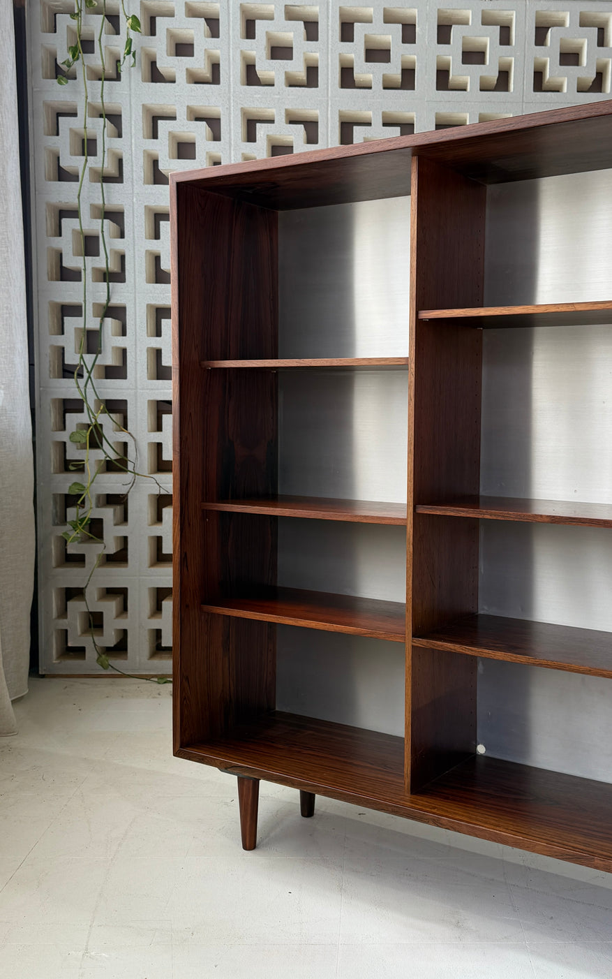Large Danish Bookcase in Rosewood