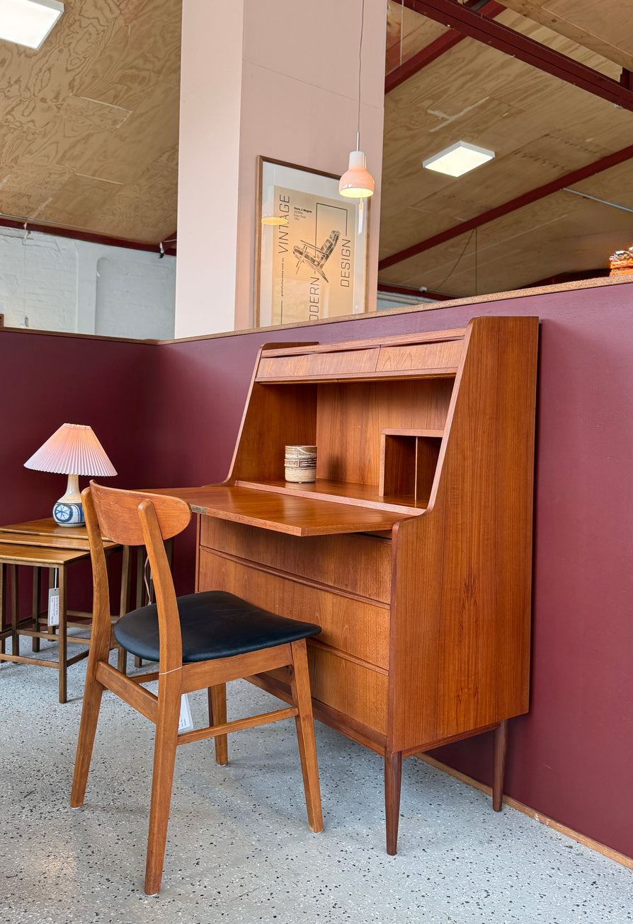 Danish Secretaire / Bureau in Teak