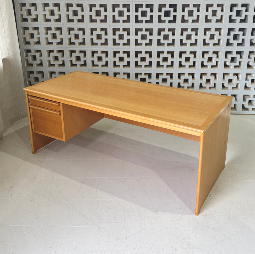 Swedish Executive Desk in Beechwood