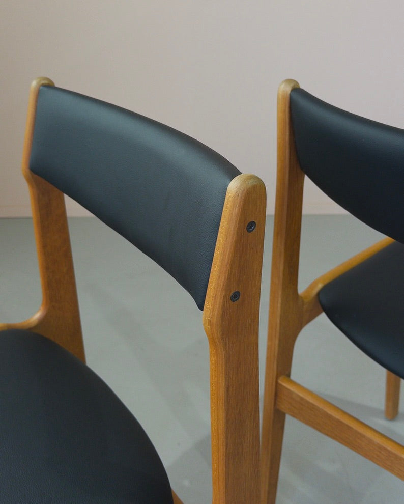 Four Erik Buch Dining Chairs in Oak