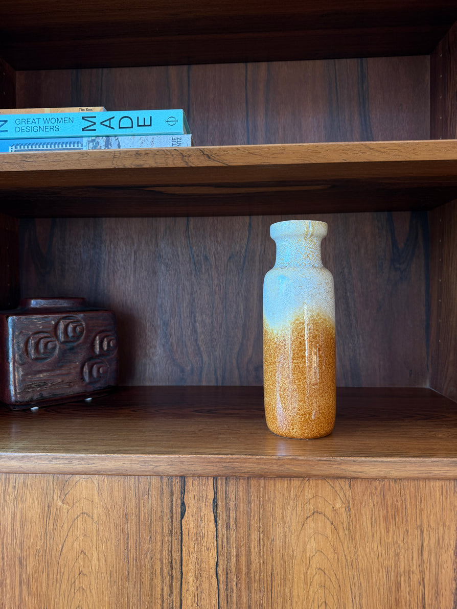 West German Fat Lava Table Vase - Scheurich