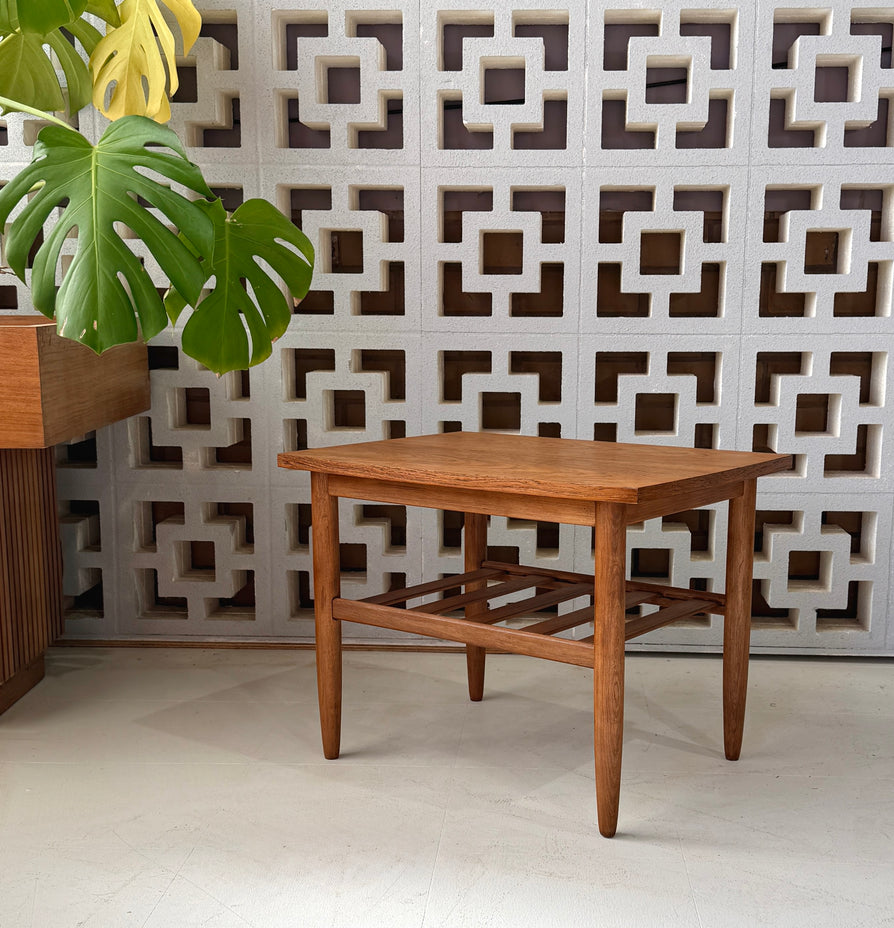 Mid-Century Side Table in Teak