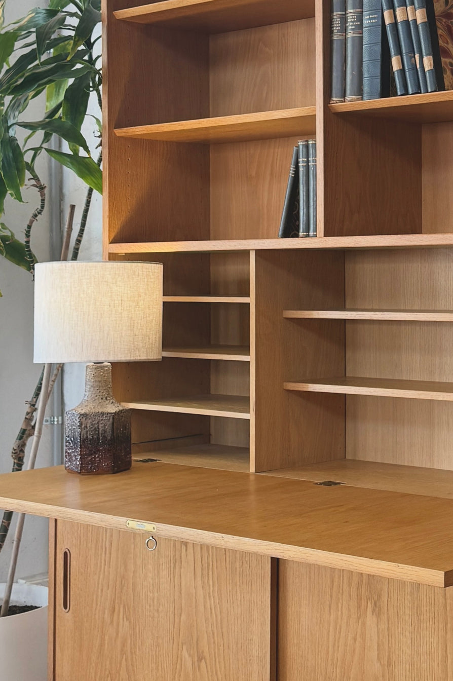 Carlo Jensen for Hundevad Bookcase / Desk in Oak