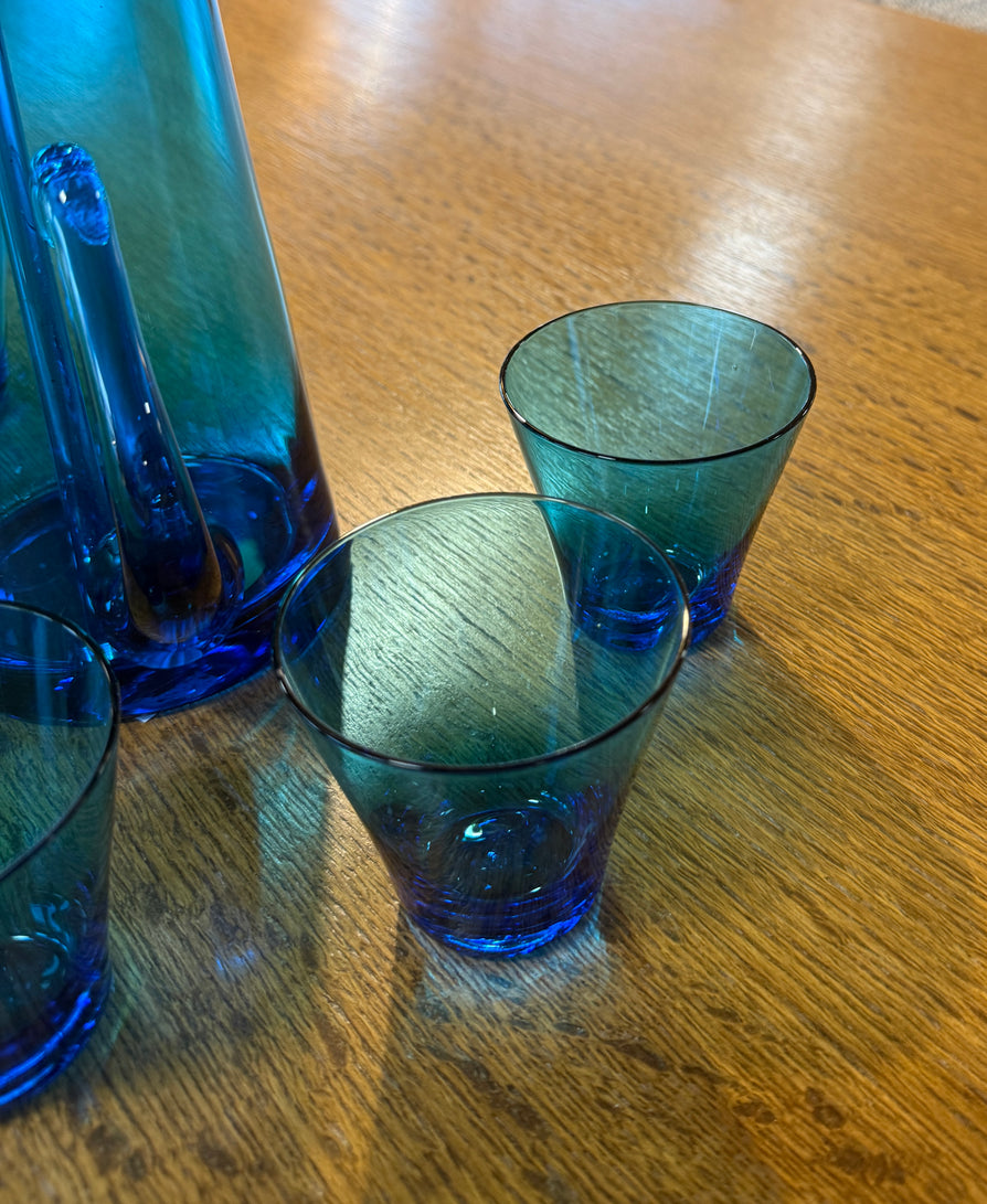 Mid-Century Glass Cocktail Set