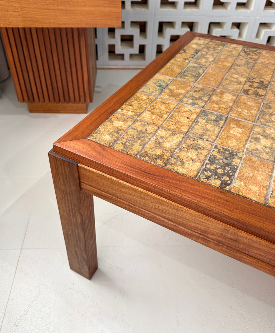 1970s Tile Top Coffee Table