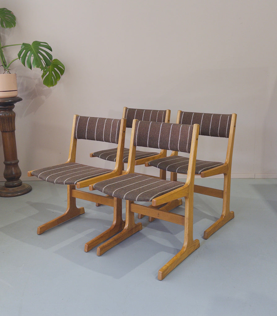 Four Cantilever Dining Chairs by Farstrup