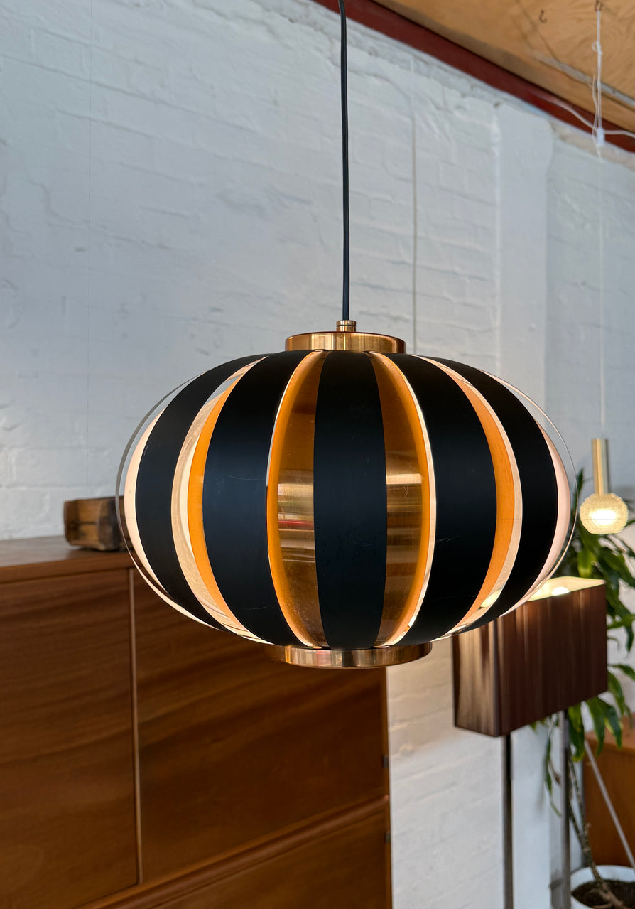 Werner Schou “Moon” Pendant in Copper & Black Metal