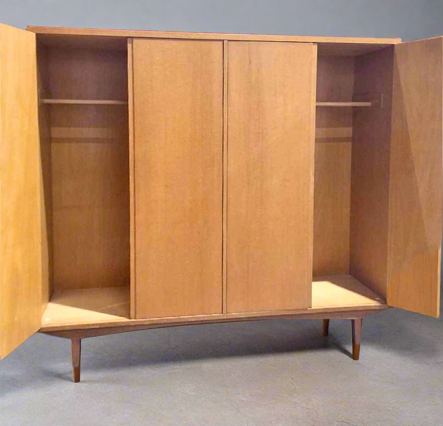 Mid-Century Wardrobe in Teak