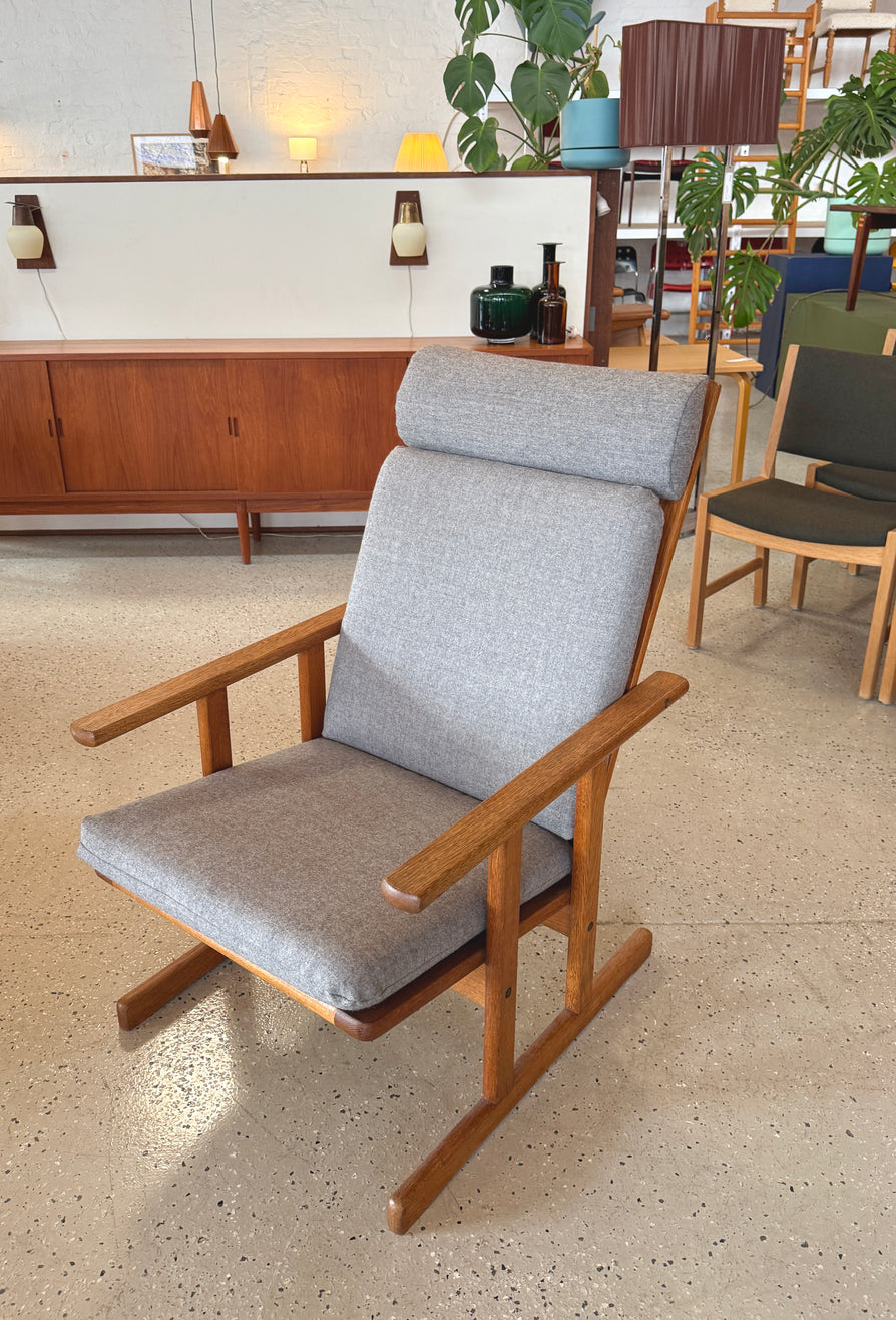 Jørgen Bækmark Lounge Chair in European Oak and Wool