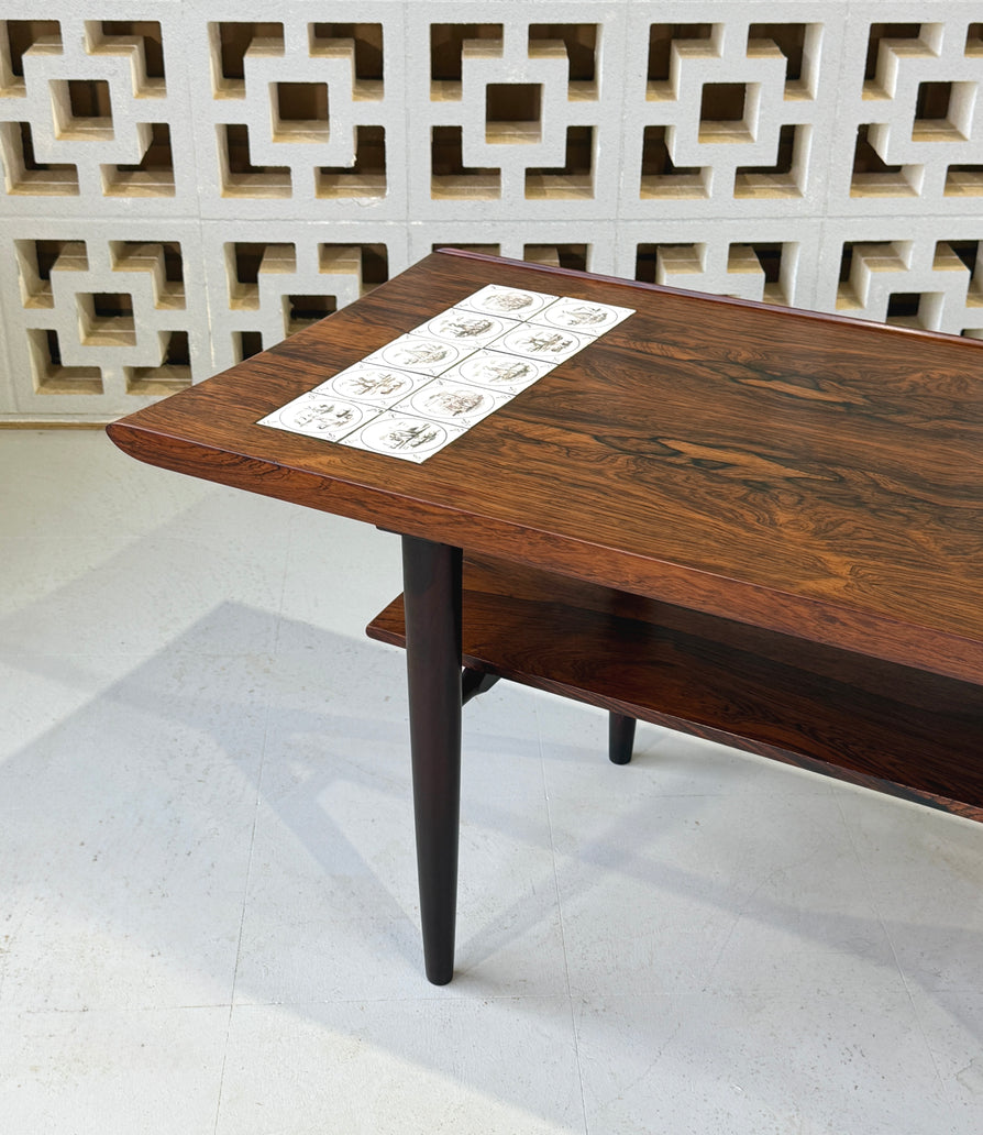 Danish Coffee Table in Rosewood
