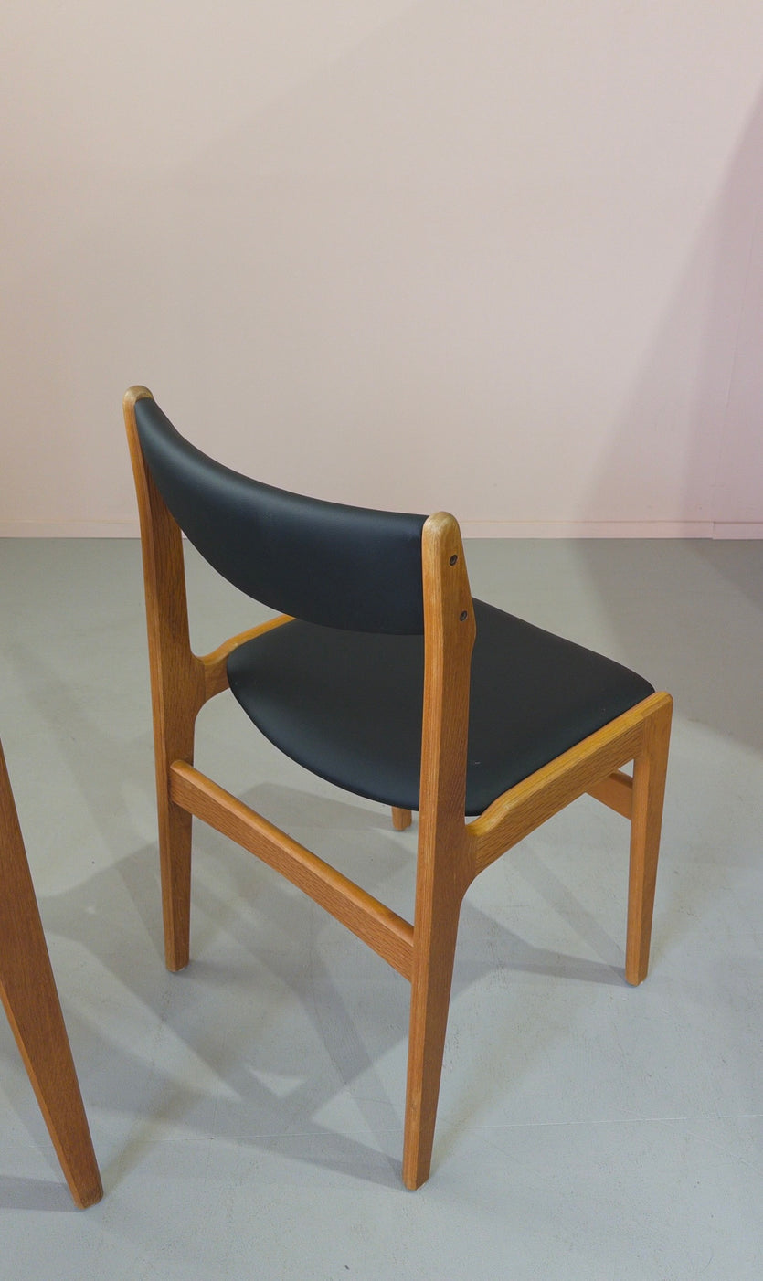 Four Erik Buch Dining Chairs in Oak