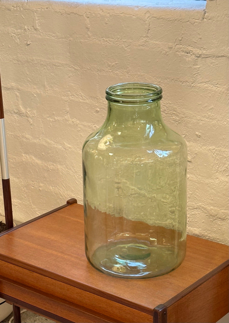Large Jar in Clear Glass
