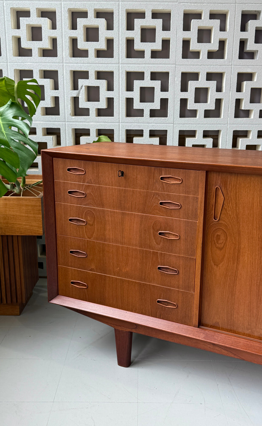 Long Danish Sideboard in Teak