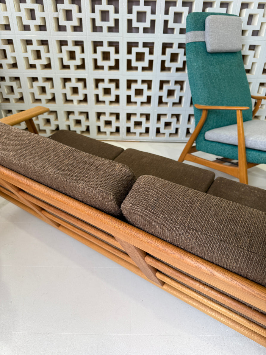 Hans Wegner GE290 Plank Sofa in Oak